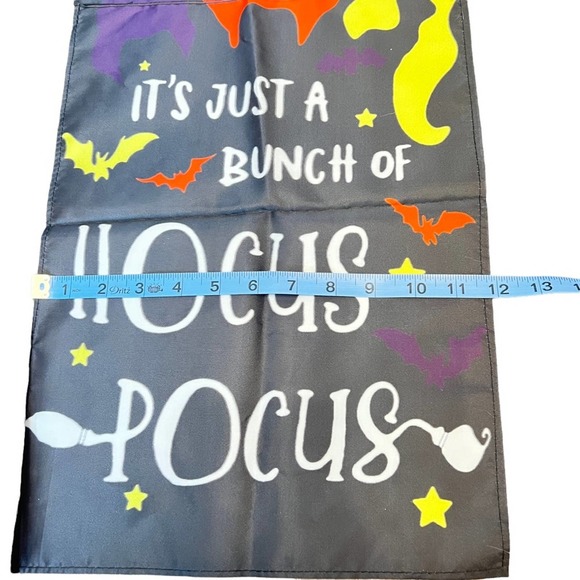 Hocus Pocus yard lawn flag. New. “ It’s just a bunch of Hocus Pocus “ - Picture 2 of 9